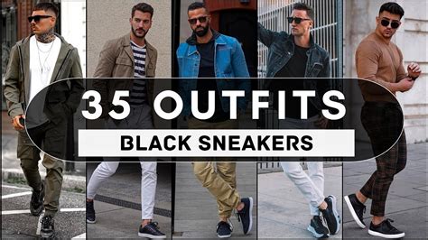 how to style black sneakers.